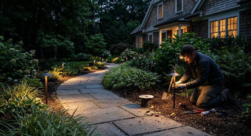 Pond Lighting Installation in Littleton, CO